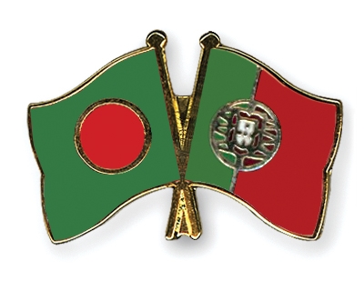 Fahnen Pins Bangladesch Portugal