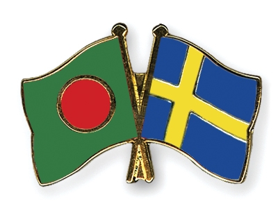 Fahnen Pins Bangladesch Schweden