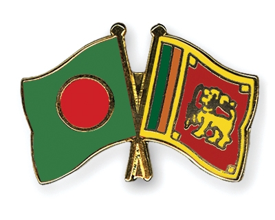 Fahnen Pins Bangladesch Sri-Lanka