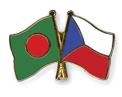 Fahnen Pins Bangladesch Tschechische-Republik