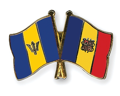 Fahnen Pins Barbados Andorra