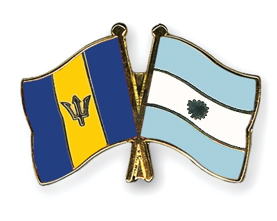 Fahnen Pins Barbados Argentinien