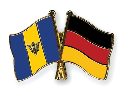 Fahnen Pins Barbados Deutschland