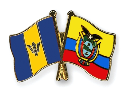 Fahnen Pins Barbados Ecuador