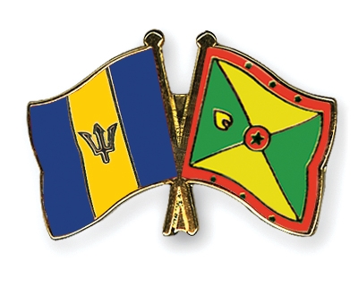 Fahnen Pins Barbados Grenada