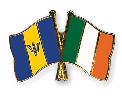 Fahnen Pins Barbados Irland