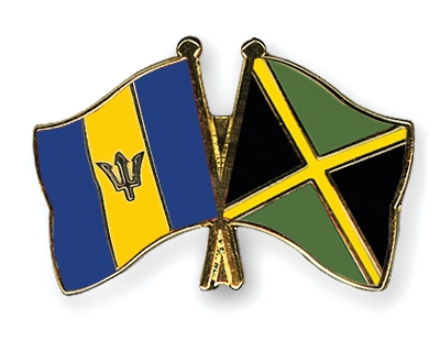 Fahnen Pins Barbados Jamaika