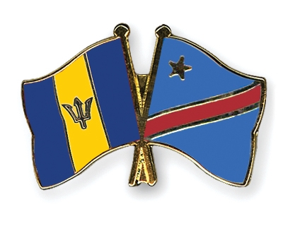 Fahnen Pins Barbados Kongo-Demokratische-Republik