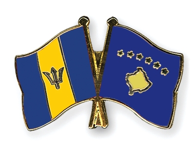 Fahnen Pins Barbados Kosovo
