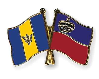 Fahnen Pins Barbados Liechtenstein