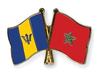 Fahnen Pins Barbados Marokko