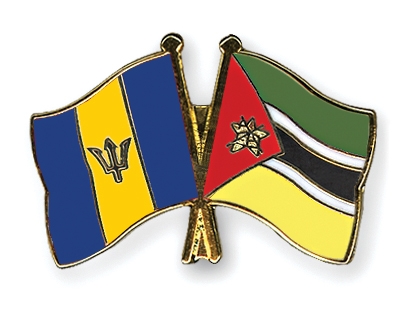 Fahnen Pins Barbados Mosambik