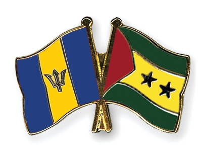 Fahnen Pins Barbados Sao-Tome-und-Principe
