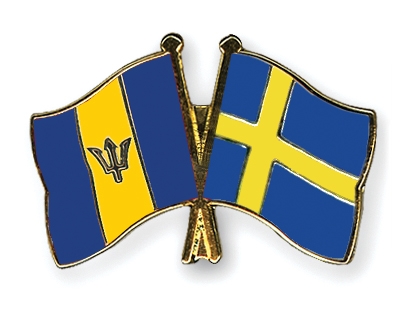 Fahnen Pins Barbados Schweden