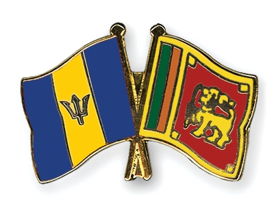 Fahnen Pins Barbados Sri-Lanka
