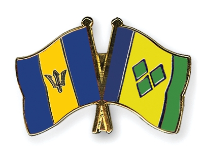 Fahnen Pins Barbados St-Vincent-und-die-Grenadinen