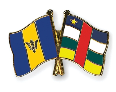 Fahnen Pins Barbados Zentralafrikanische-Republik