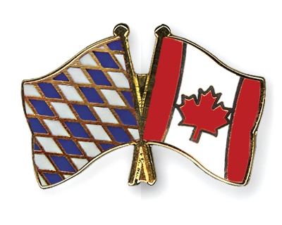 Fahnen Pins Bayern Kanada