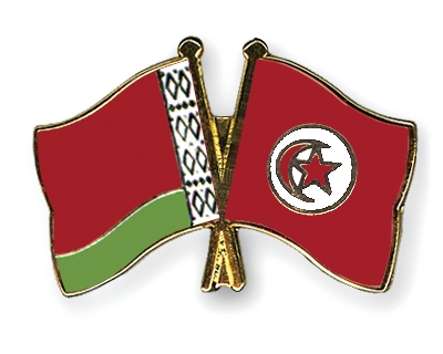 Fahnen Pins Belarus Tunesien