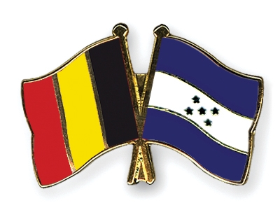 Fahnen Pins Belgien Honduras