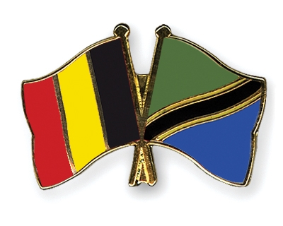Fahnen Pins Belgien Tansania