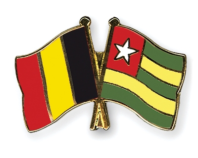 Fahnen Pins Belgien Togo