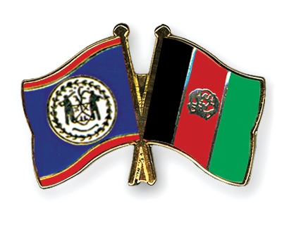 Fahnen Pins Belize Afghanistan