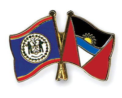 Fahnen Pins Belize Antigua-und-Barbuda