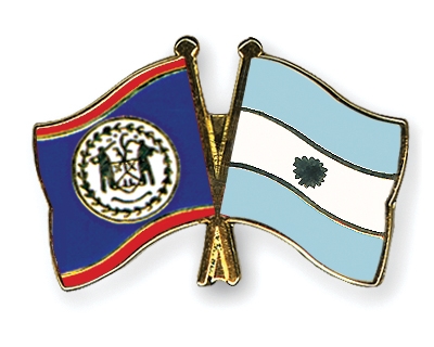 Fahnen Pins Belize Argentinien