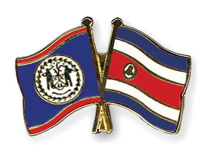 Fahnen Pins Belize Costa-Rica
