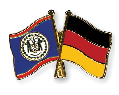 Fahnen Pins Belize Deutschland