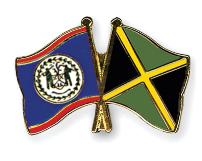 Fahnen Pins Belize Jamaika
