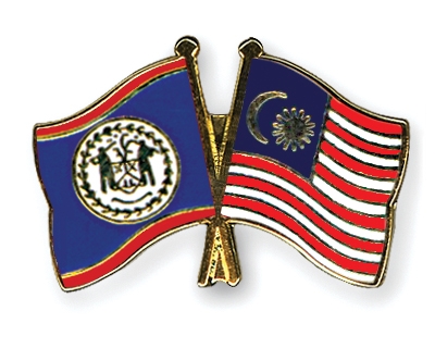 Fahnen Pins Belize Malaysia