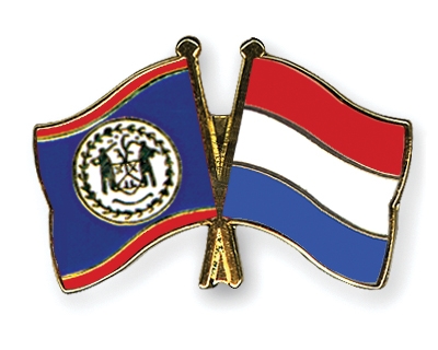 Fahnen Pins Belize Niederlande