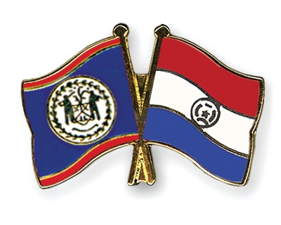 Fahnen Pins Belize Paraguay