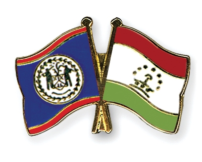Fahnen Pins Belize Tadschikistan