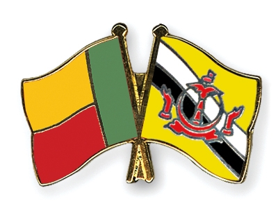 Fahnen Pins Benin Brunei-Darussalam