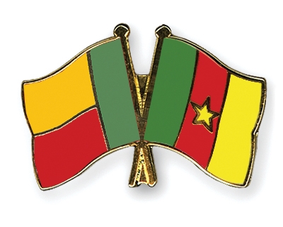 Fahnen Pins Benin Kamerun