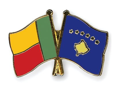 Fahnen Pins Benin Kosovo