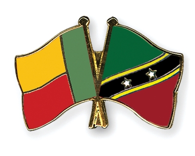 Fahnen Pins Benin St-Kitts-und-Nevis