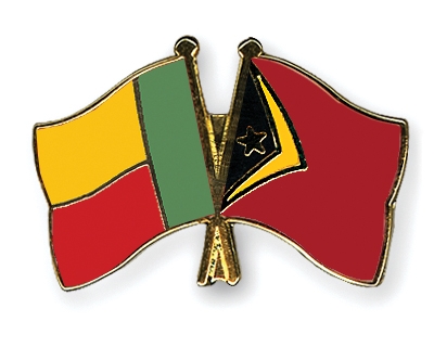 Fahnen Pins Benin Timor-Leste