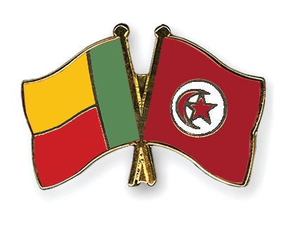 Fahnen Pins Benin Tunesien
