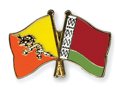 Fahnen Pins Bhutan Belarus