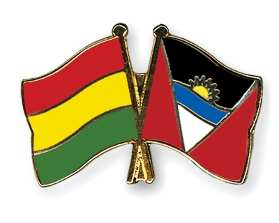 Fahnen Pins Bolivien Antigua-und-Barbuda