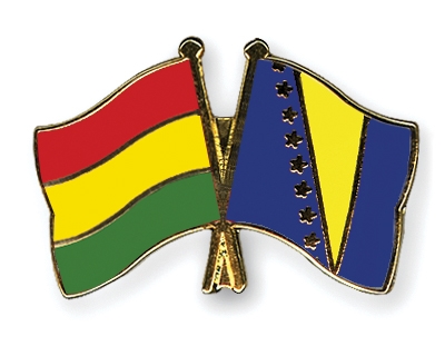 Fahnen Pins Bolivien Bosnien-und-Herzegowina