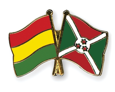 Fahnen Pins Bolivien Burundi
