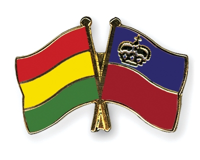 Fahnen Pins Bolivien Liechtenstein