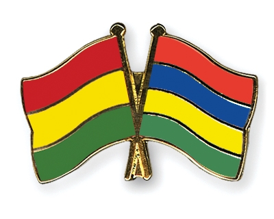 Fahnen Pins Bolivien Mauritius