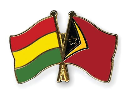 Fahnen Pins Bolivien Timor-Leste