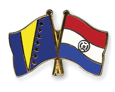 Fahnen Pins Bosnien-und-Herzegowina Paraguay